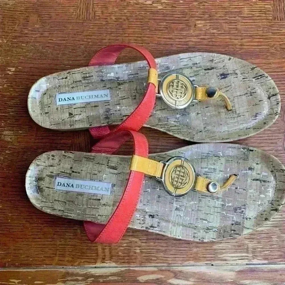 Dana Buchman Erica Mango Cork Sandal - Size 8. - Picture 3 of 7